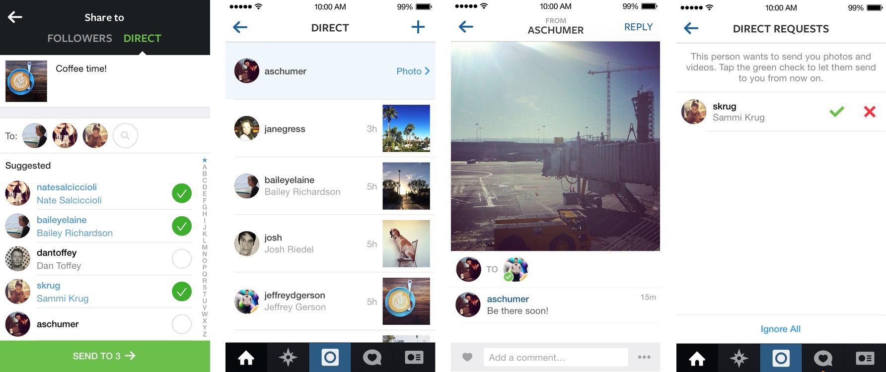 Instagram Direct Mengirim Foto And Video Untuk Satu Orang Atau