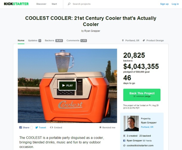 Coolest-cooler-Kickstarter