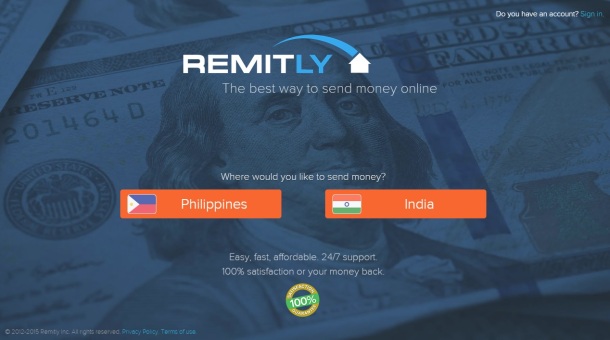 Remitly-homepage